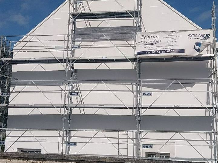 Échafaudage pour un ravalement de façade