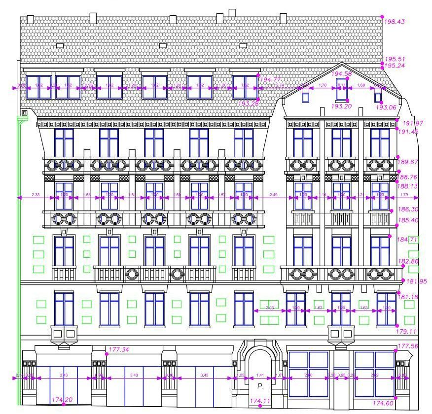 Plan de façade