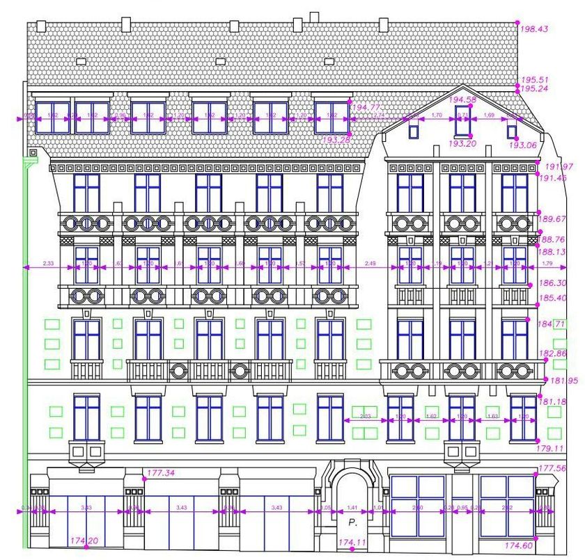 Un plan de façade