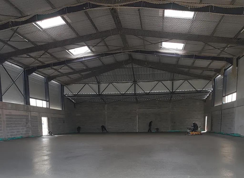 Réalisation d'un hangar