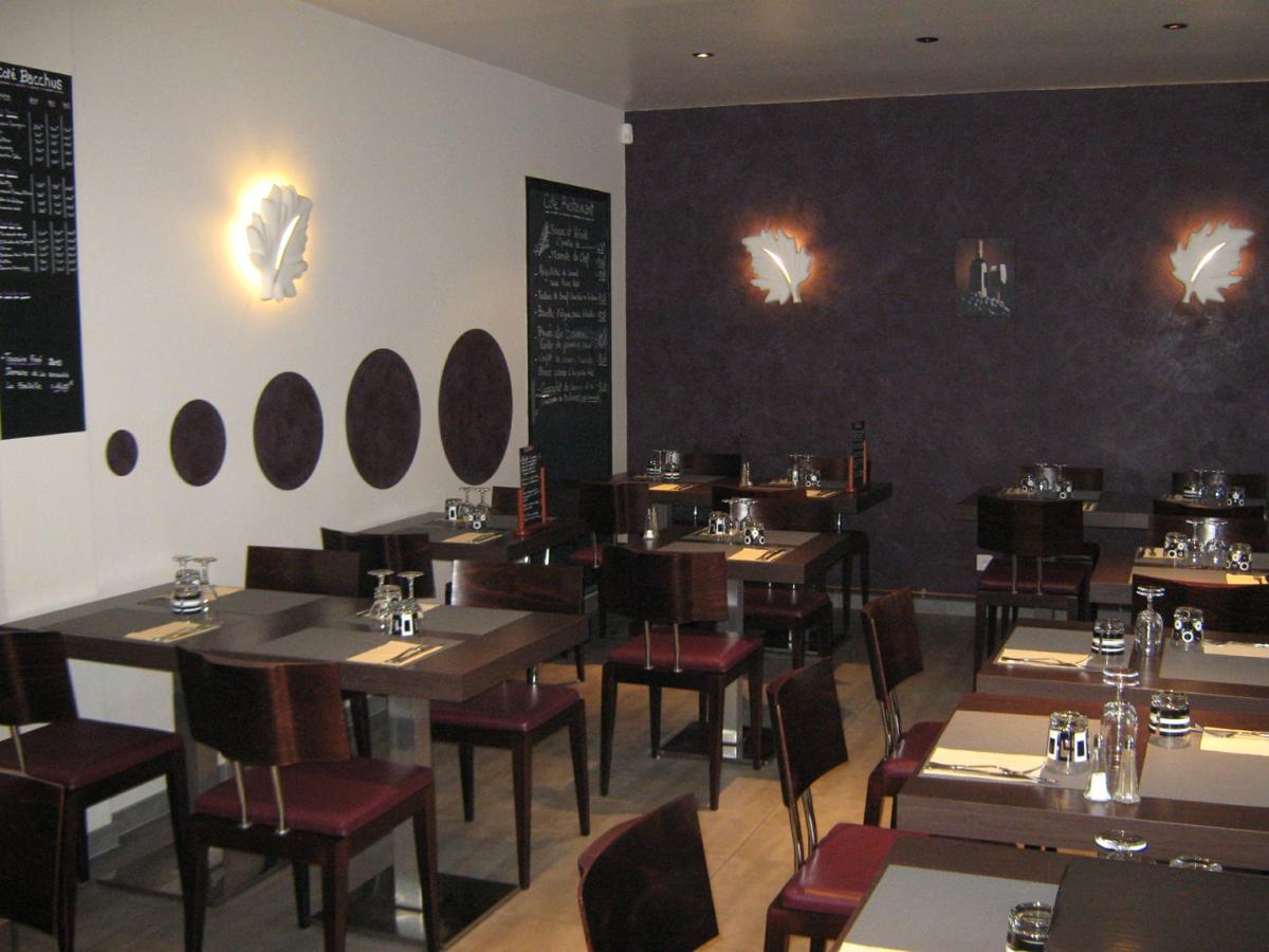 Salle de restaurant du Bacchus Gourmand à Blois 
