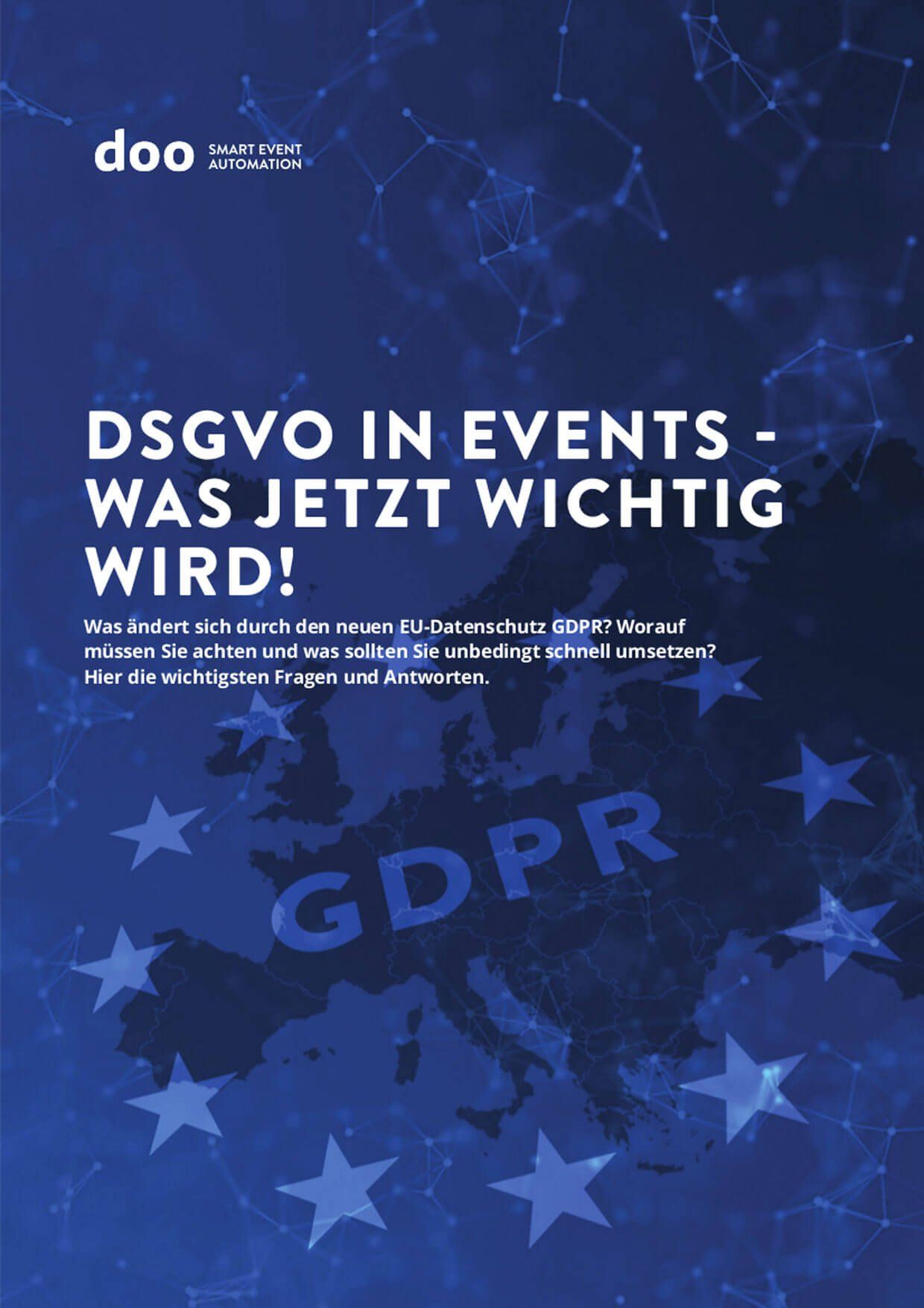 DSGVO in Events - Was jetzt wichtig wird!