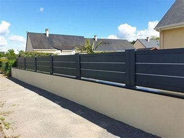 Clôture en PVC, plusieurs coloris au choix