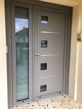 Porte d'entrée en PVC