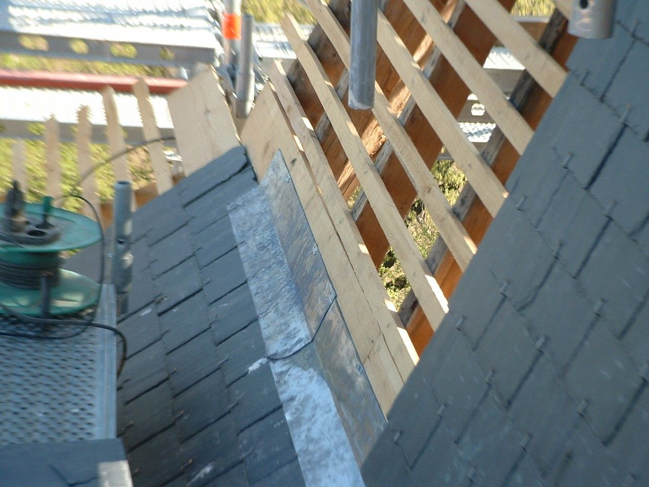 Rénovation d'une toiture et d'une charpente