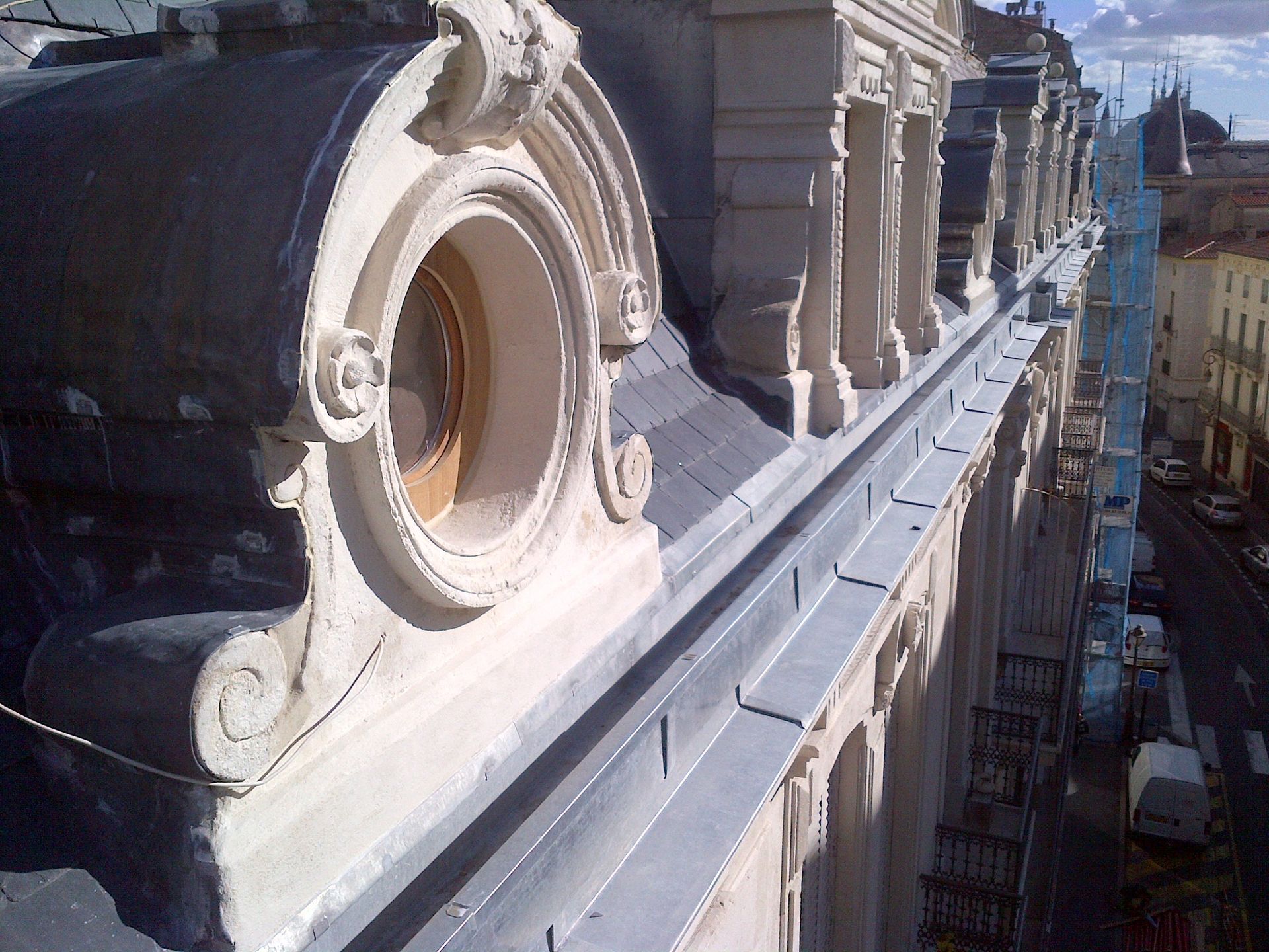 Restauration d'un monument