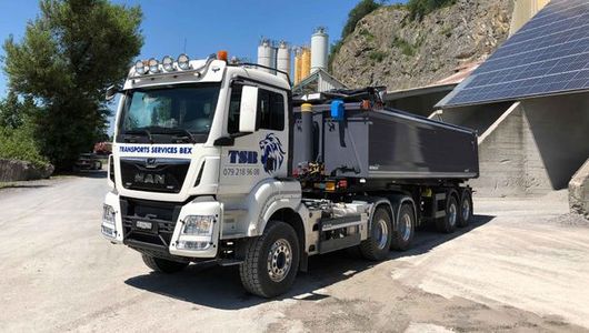 transport machines matériaux - TSB SA - Bex - Suisse romande