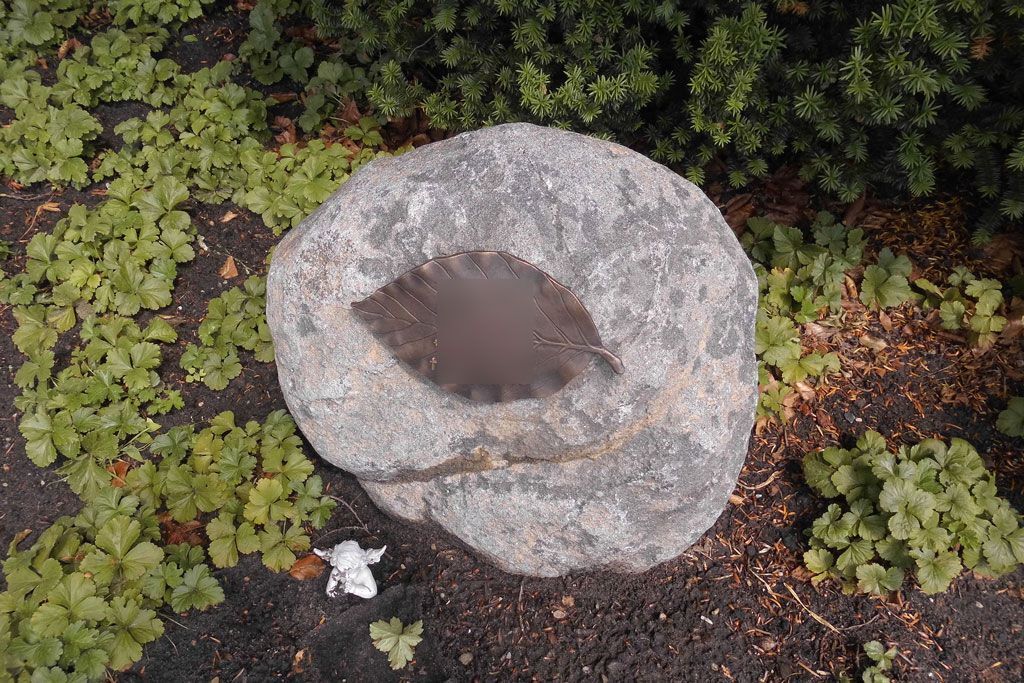 Ev. Friedhof an der Oerlinghauser Straße Urne Buchenhain Blattform