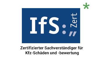 Das Logo der ifs ist blau-weiß mit einem grünen Stern.