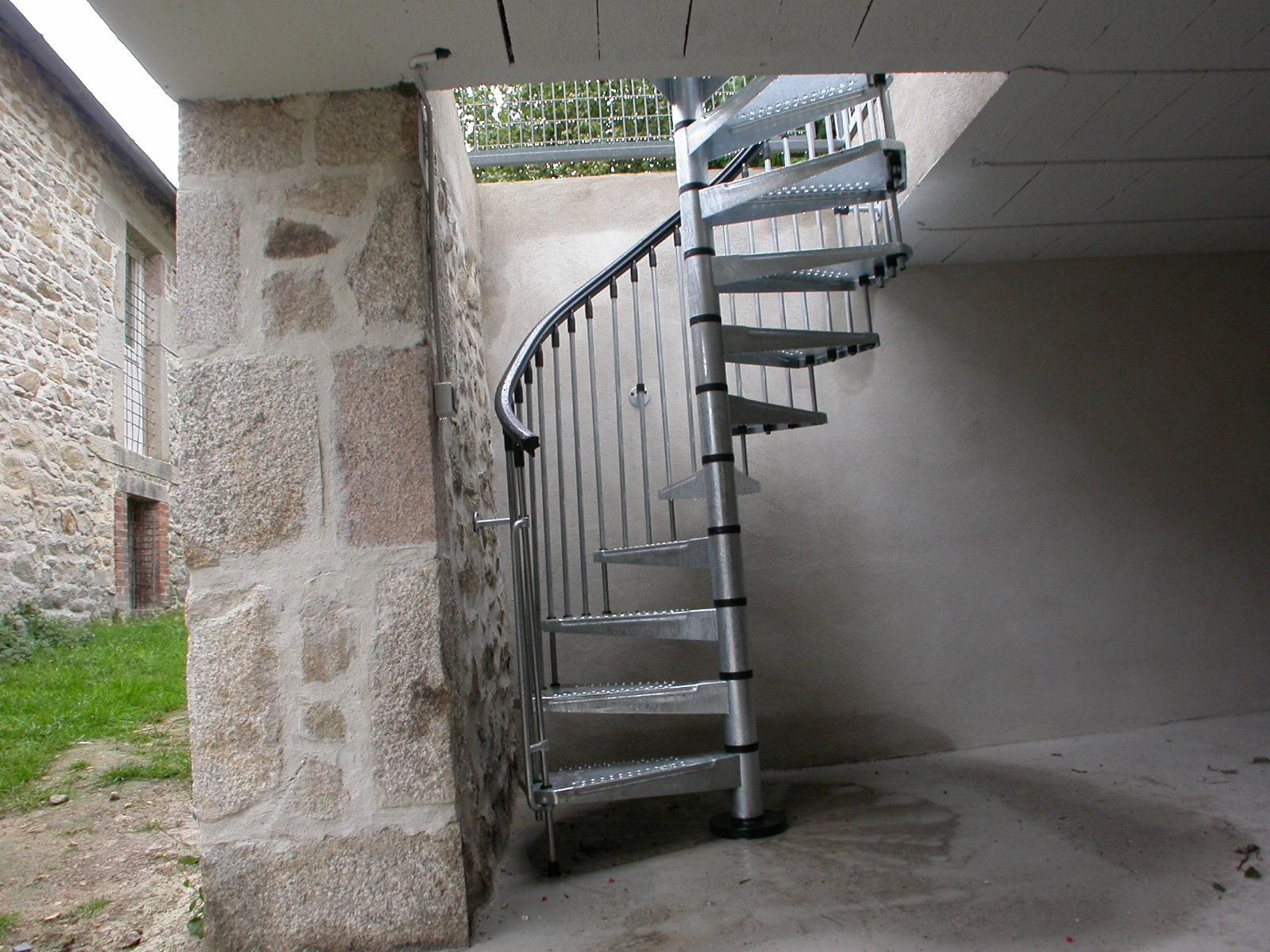 Conception d'escaliers en colimaçon en fer