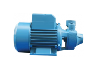 Blue electric water pump.