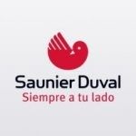 Saunier duval siempre a tu lado logo on a white background.