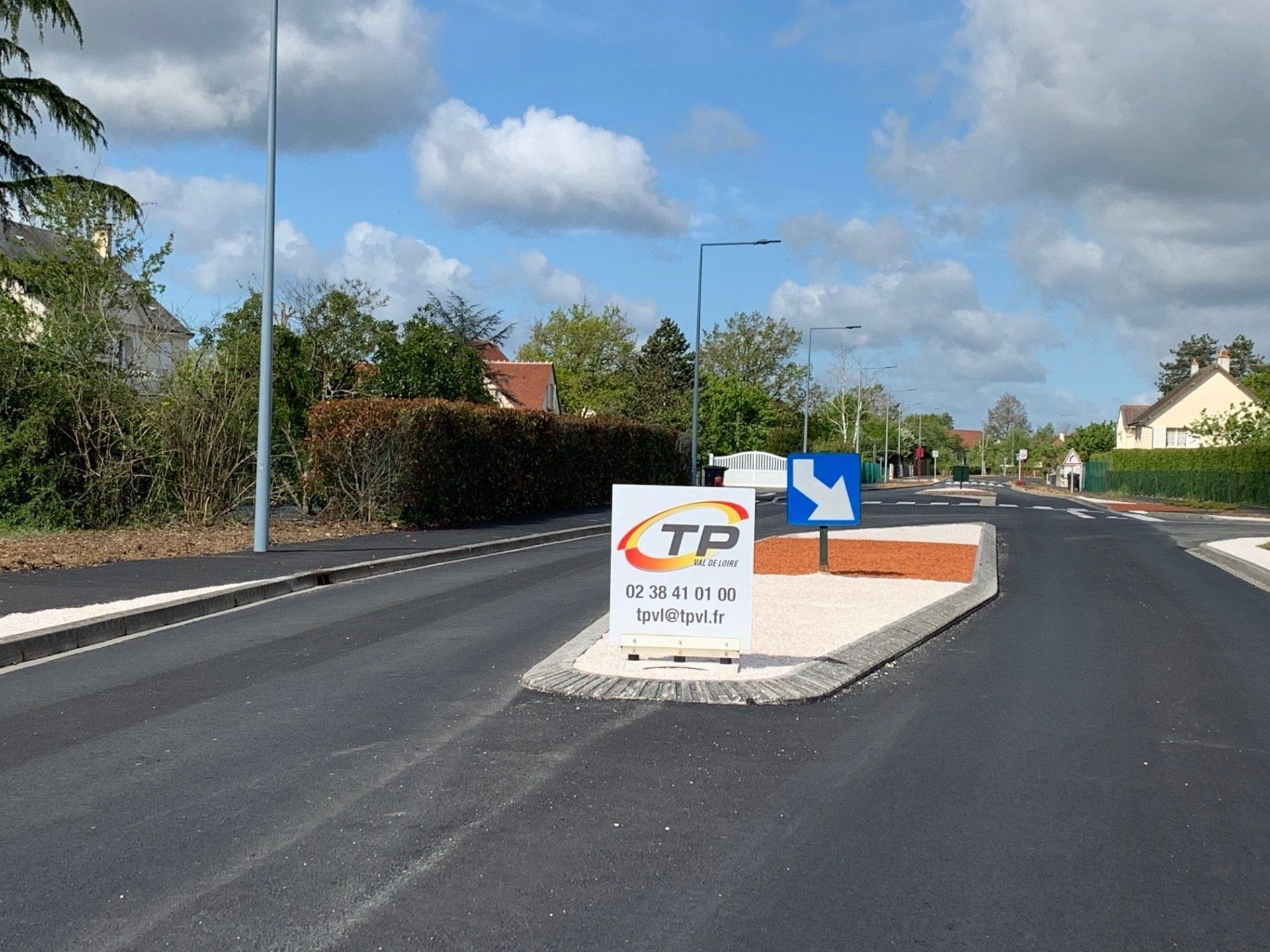 Travaux publics à Sandillon