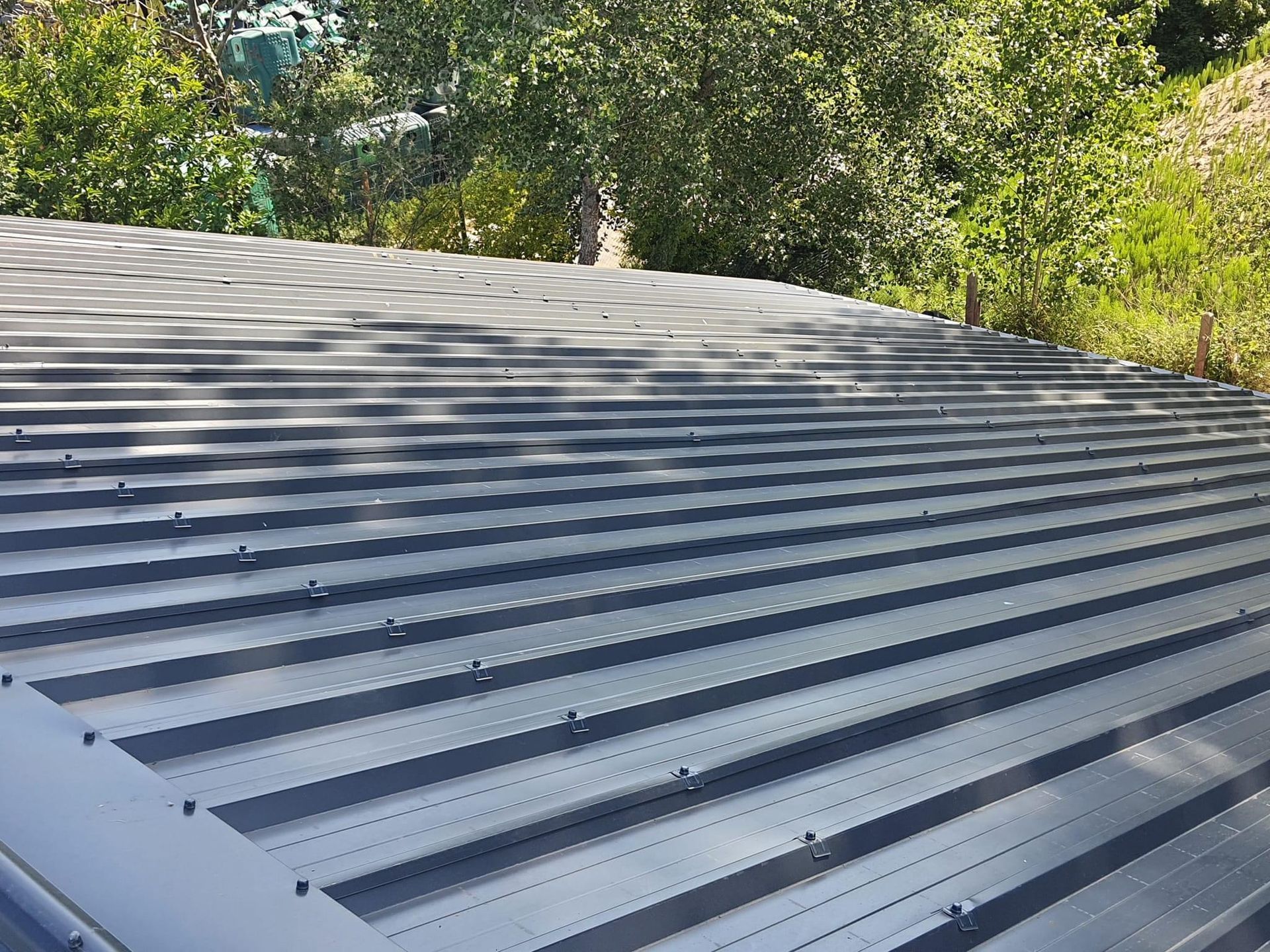 Toiture en bac acier