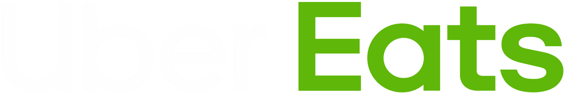 Logotipo verde de “Eats” sobre fondo blanco