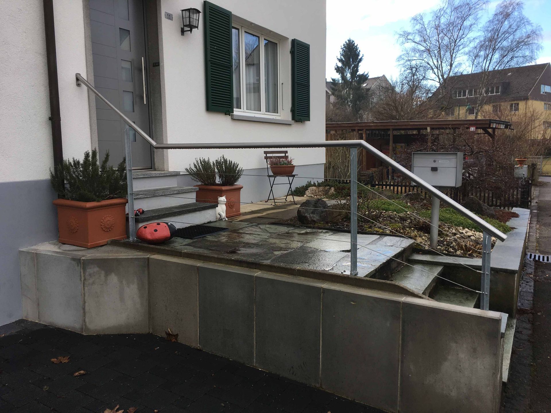 handläufe - gebrüder meyer - zaunfabrik und schlosserei - münchenstein