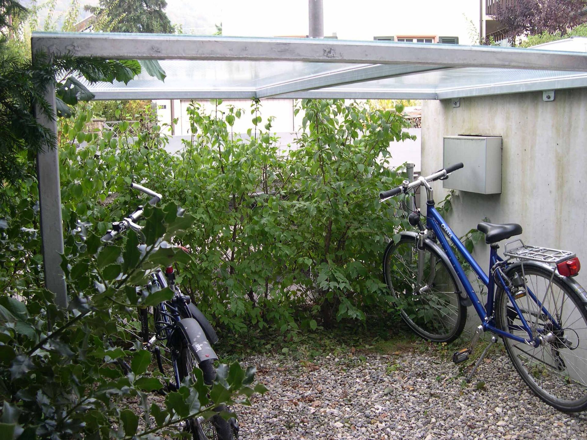 velounterstand - gebrüder meyer - zaunfabrik und schlosserei - münchenstein