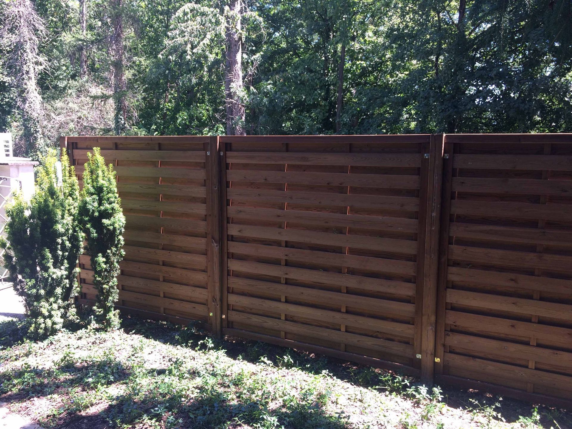 sichtschutz holz - gebrüder meyer - zaunfabrik und schlosserei - münchenstein