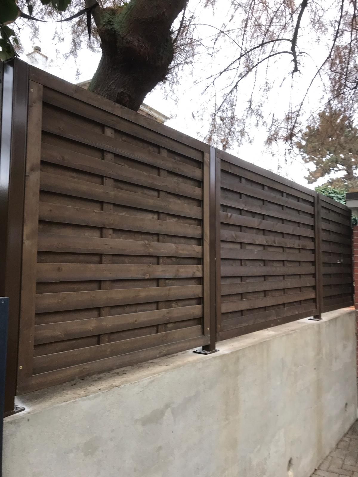 sichtschutz holz - gebrüder meyer - zaunfabrik und schlosserei - münchenstein