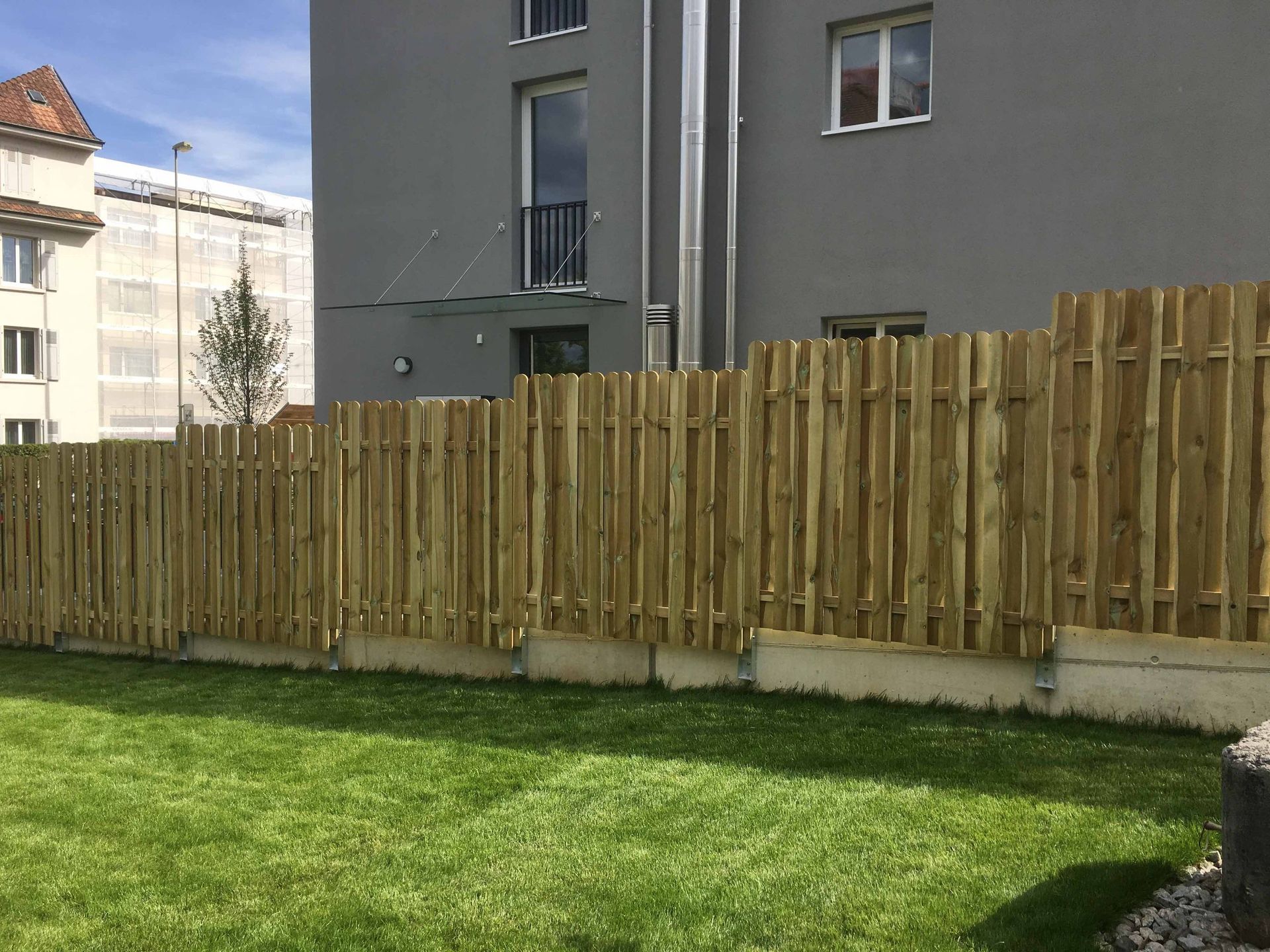 sichtschutz holz - gebrüder meyer - zaunfabrik und schlosserei - münchenstein