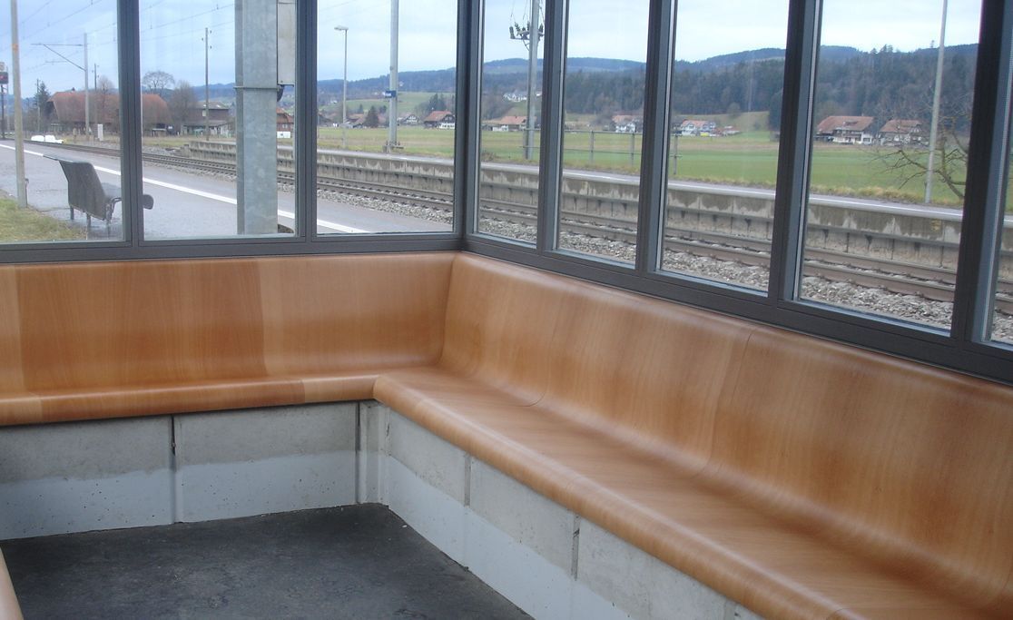 Sitzbank - Holznform