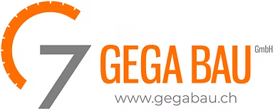Ein Logo für ein Unternehmen namens Gega Bau GmbH