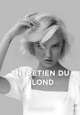 Entretien des cheveux blonds