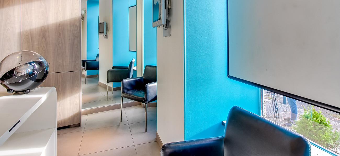 Salle d'attente du salon