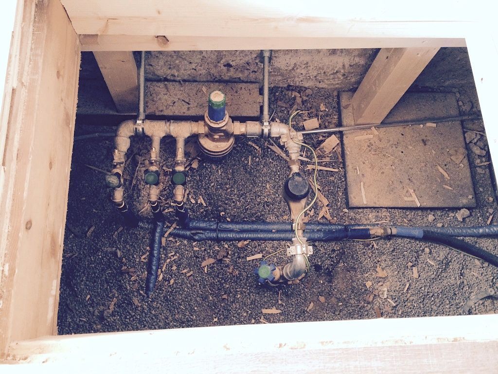 Hauptverteilung vorher- Nello Sanitär Vanacore - Turbenthal