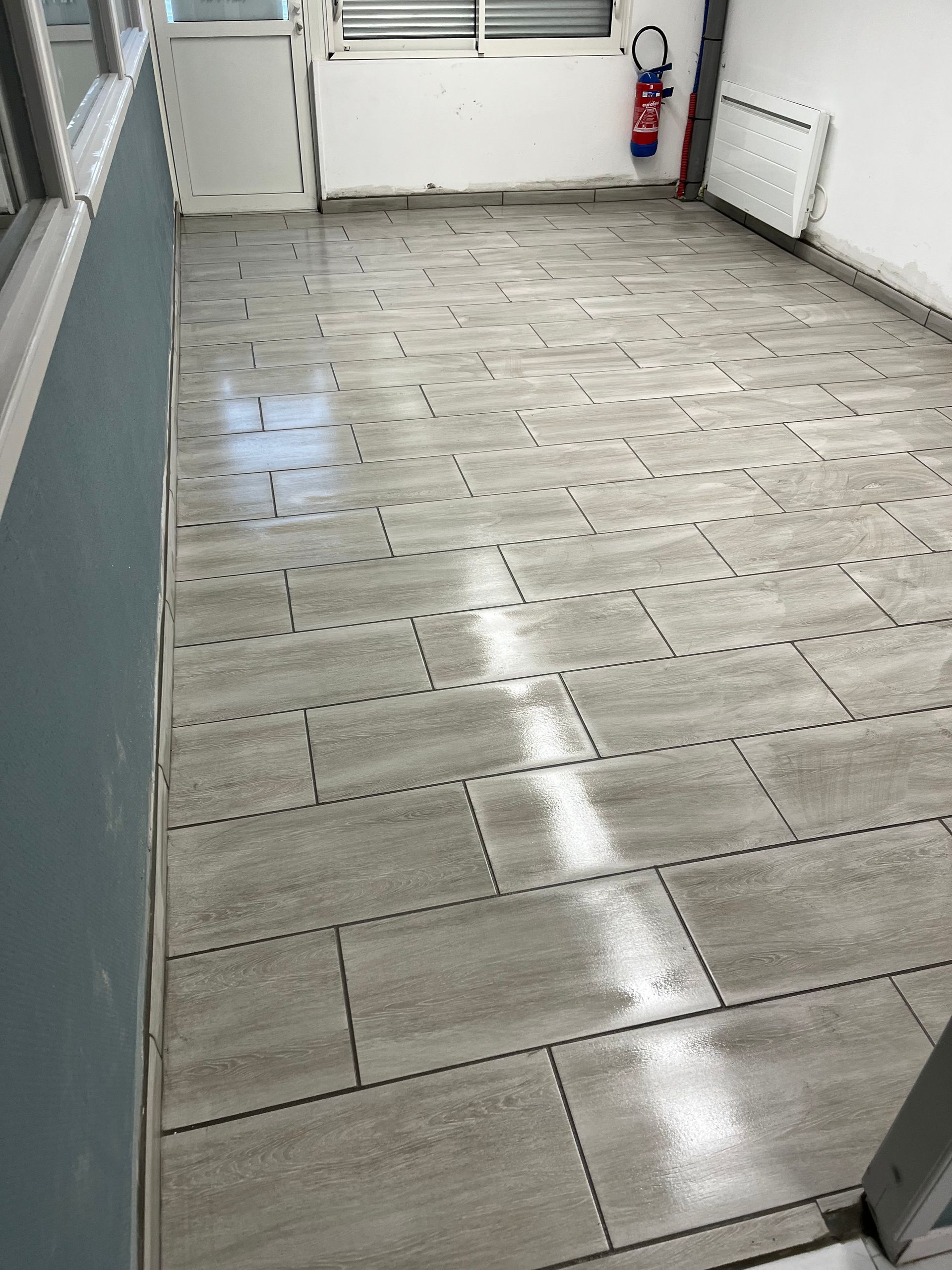 Photo d'un carrelage au sol