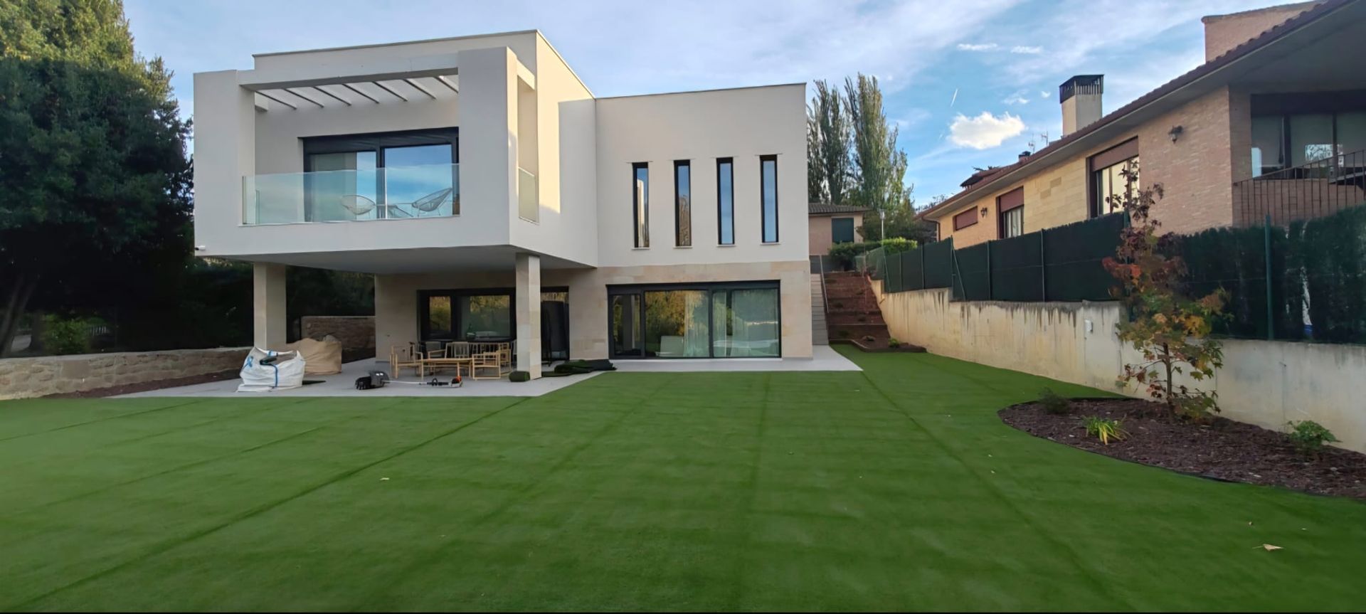 Trabajos en madera. Jardineras