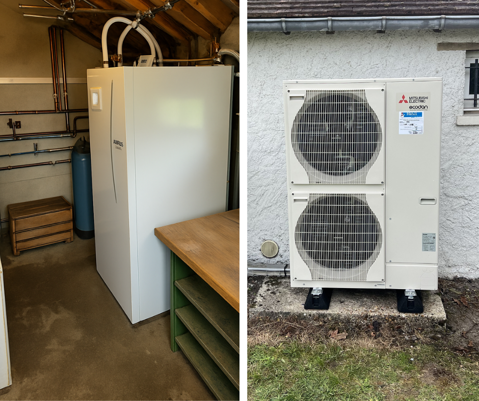 Installation d'une PAC industrielle