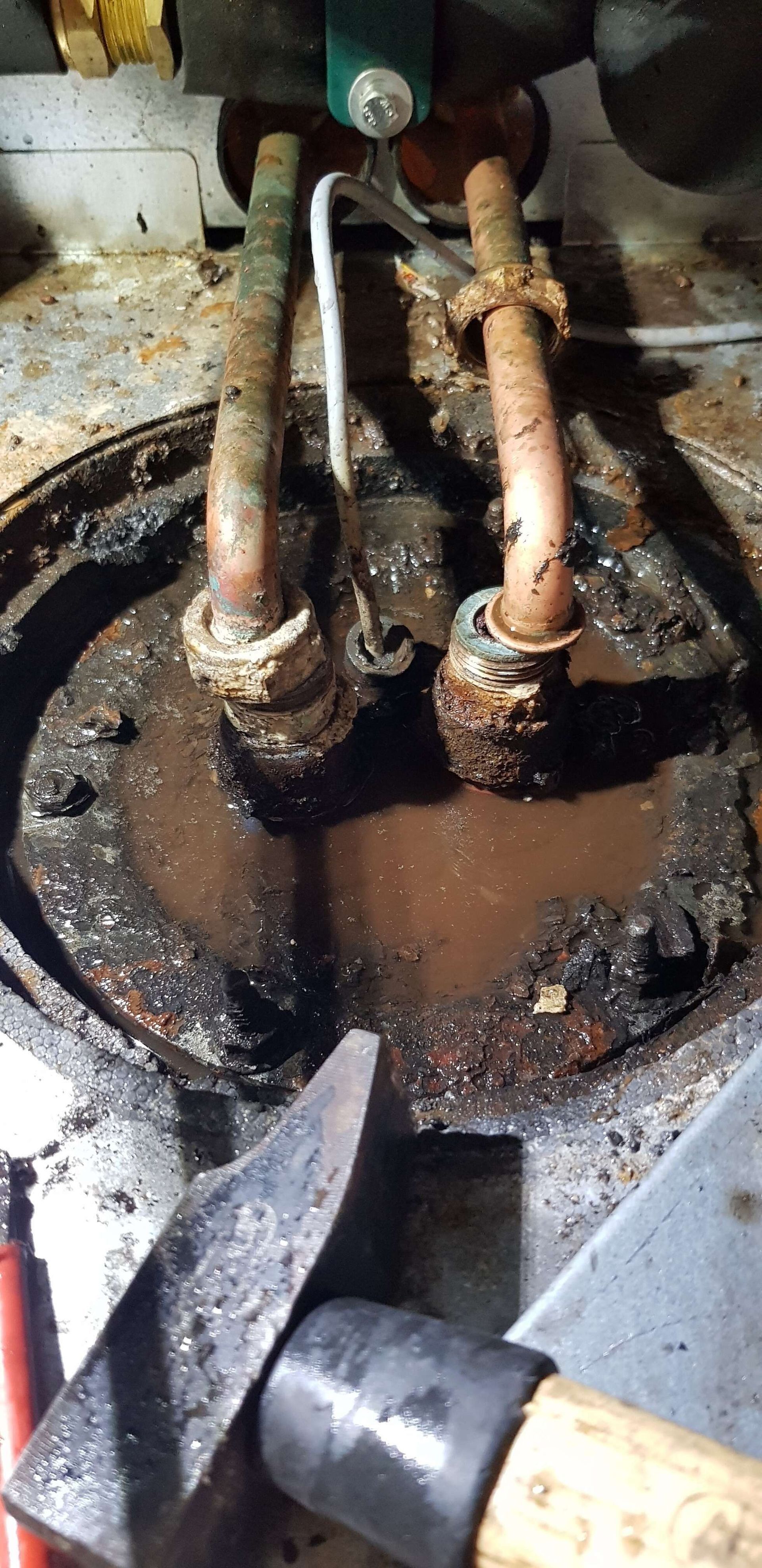 La rénovation de tuyaux de plomberie.