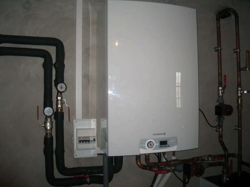 Un chauffe-eau carré.