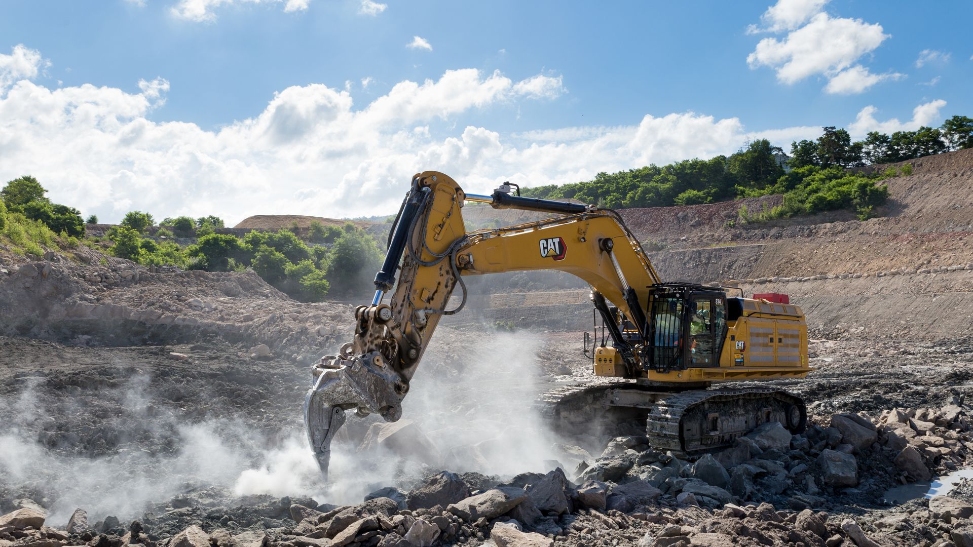 Engin pour extraction de carrière