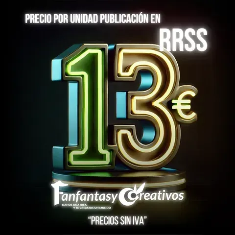 Un letrero de neón que dice 13 euros.