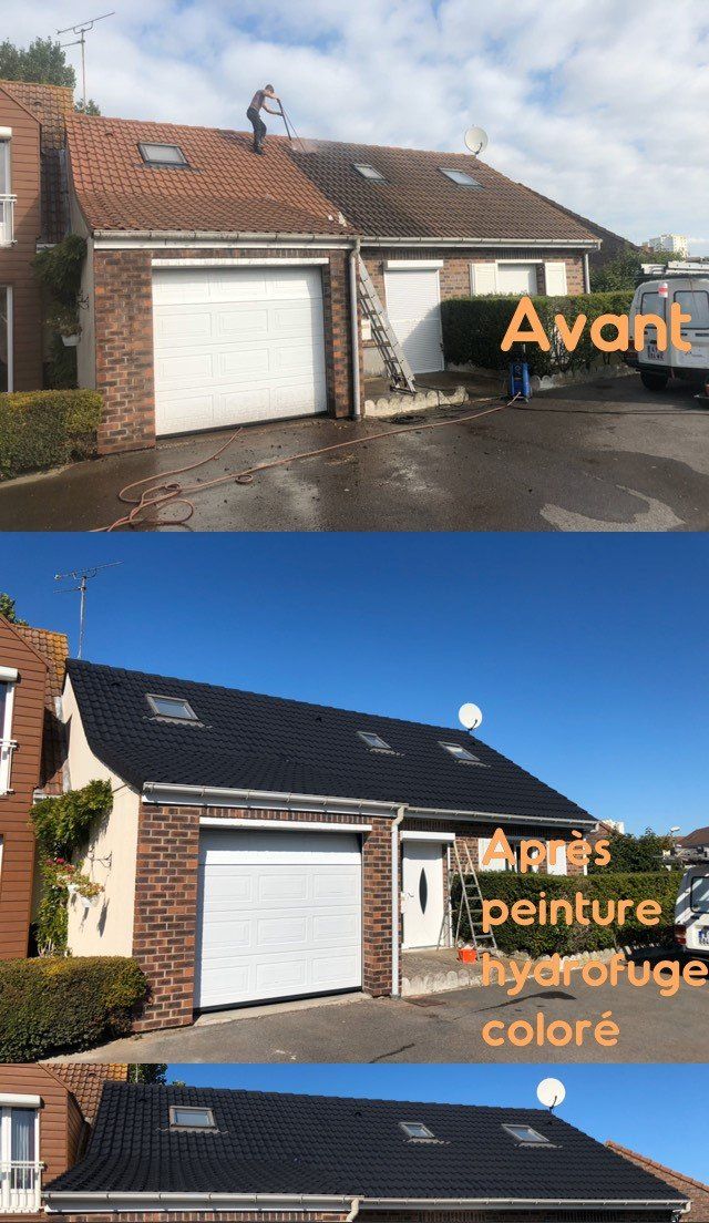 Peinture et hydrofuge de toiture