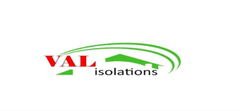 Un logo pour une entreprise appelée val isolations