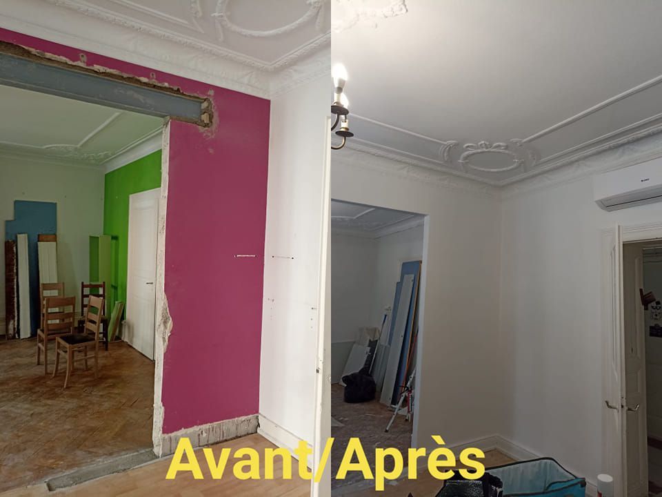 Avant / après peinture