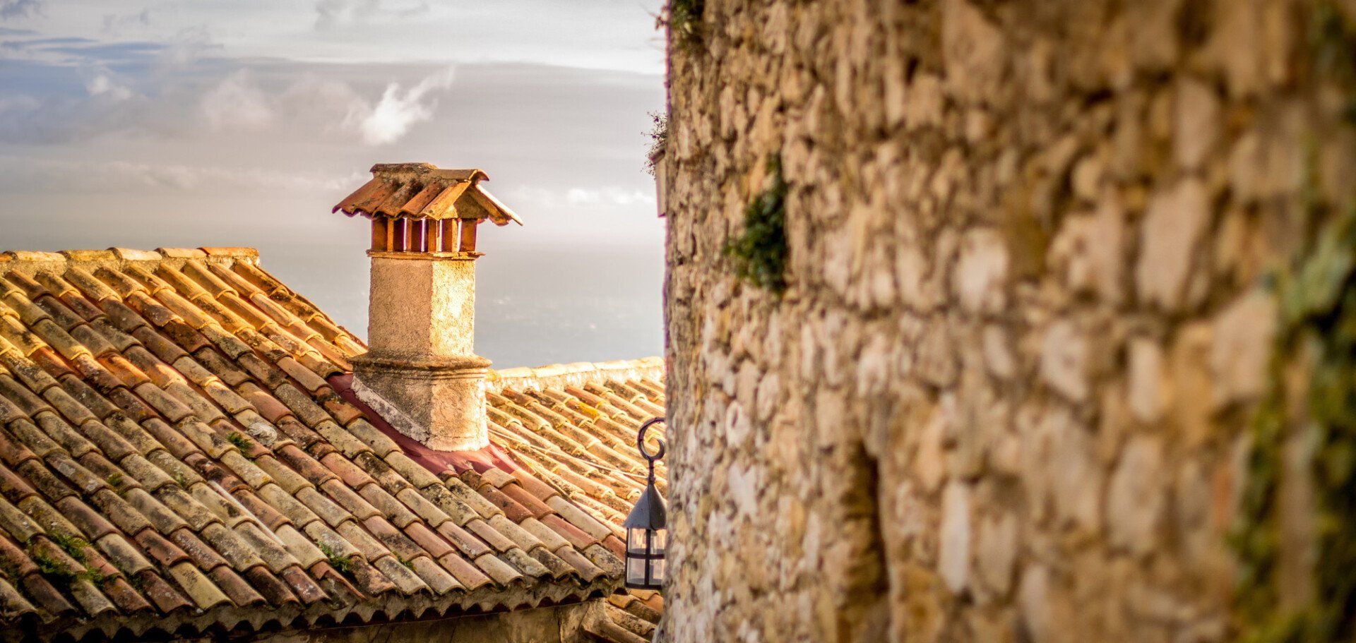 Maison équipée d'une cheminée