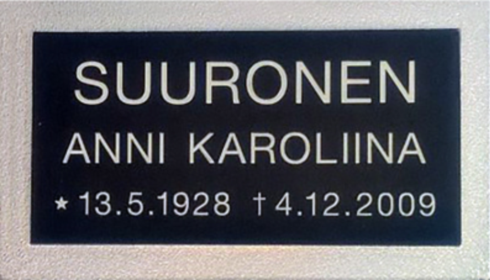 Valettu laatta, madallettu reunus n:o 3