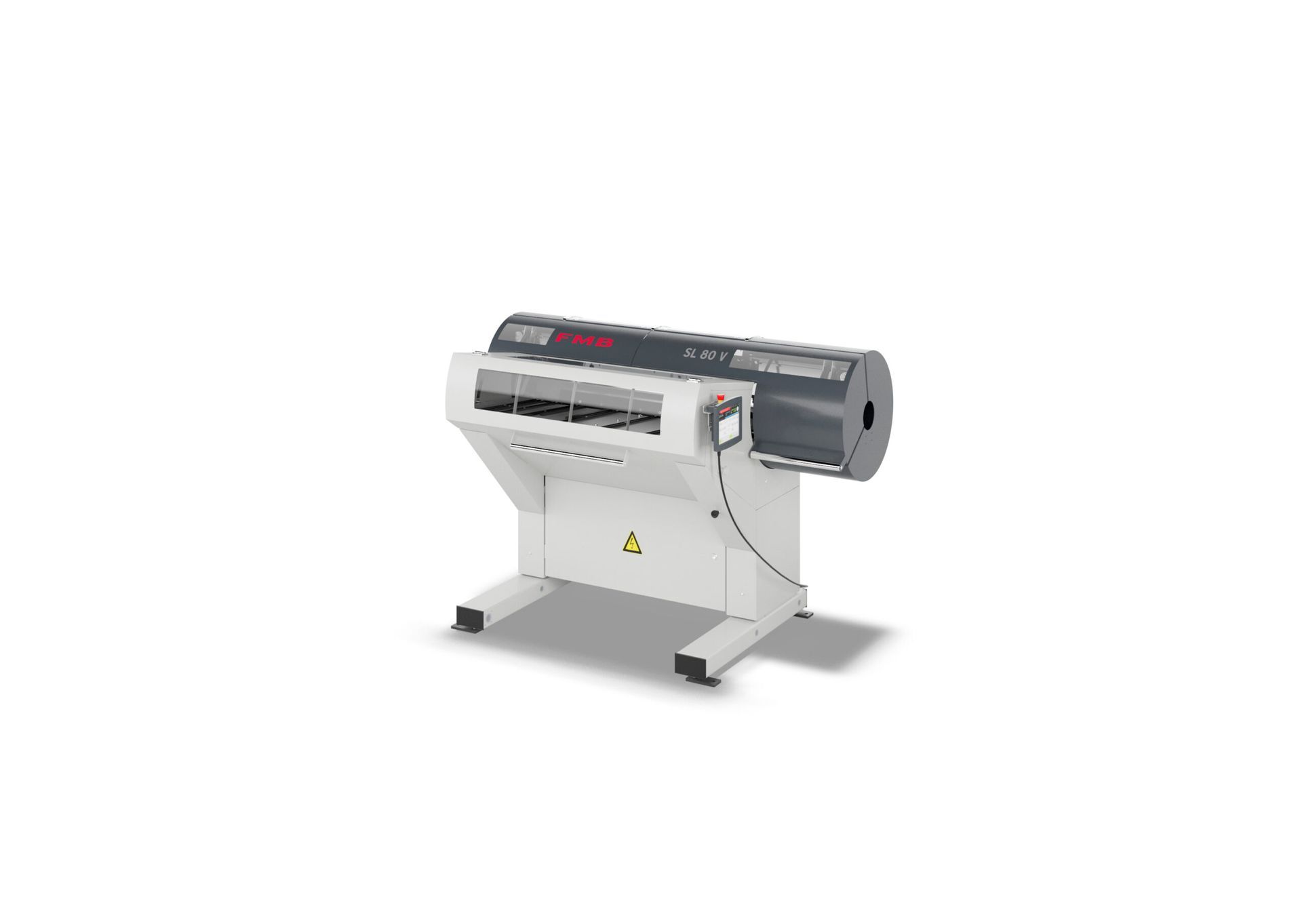 Großformat-Plotter auf einem weißen Ständer.