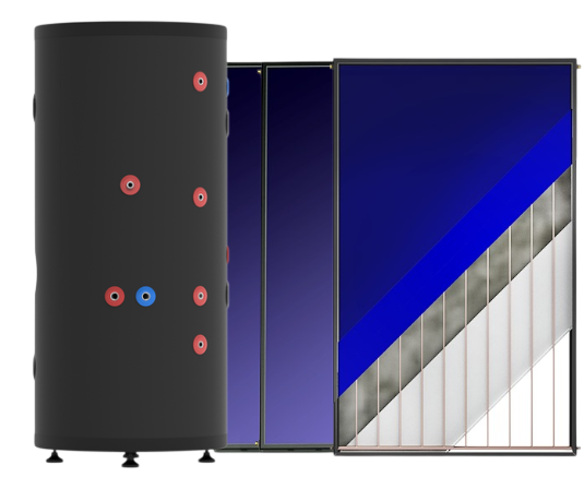 Onduleur solaire et système de batteries installés sur un mur végétalisé, près d'une fenêtre.