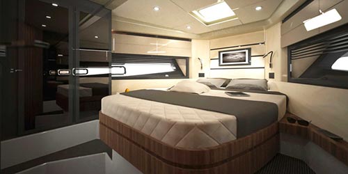 Sunseeker jahdissa on kolme hyttiä, kaksi wc.tä, olohuone,keittiö sekä isot ulkotilat vuokrattavana.