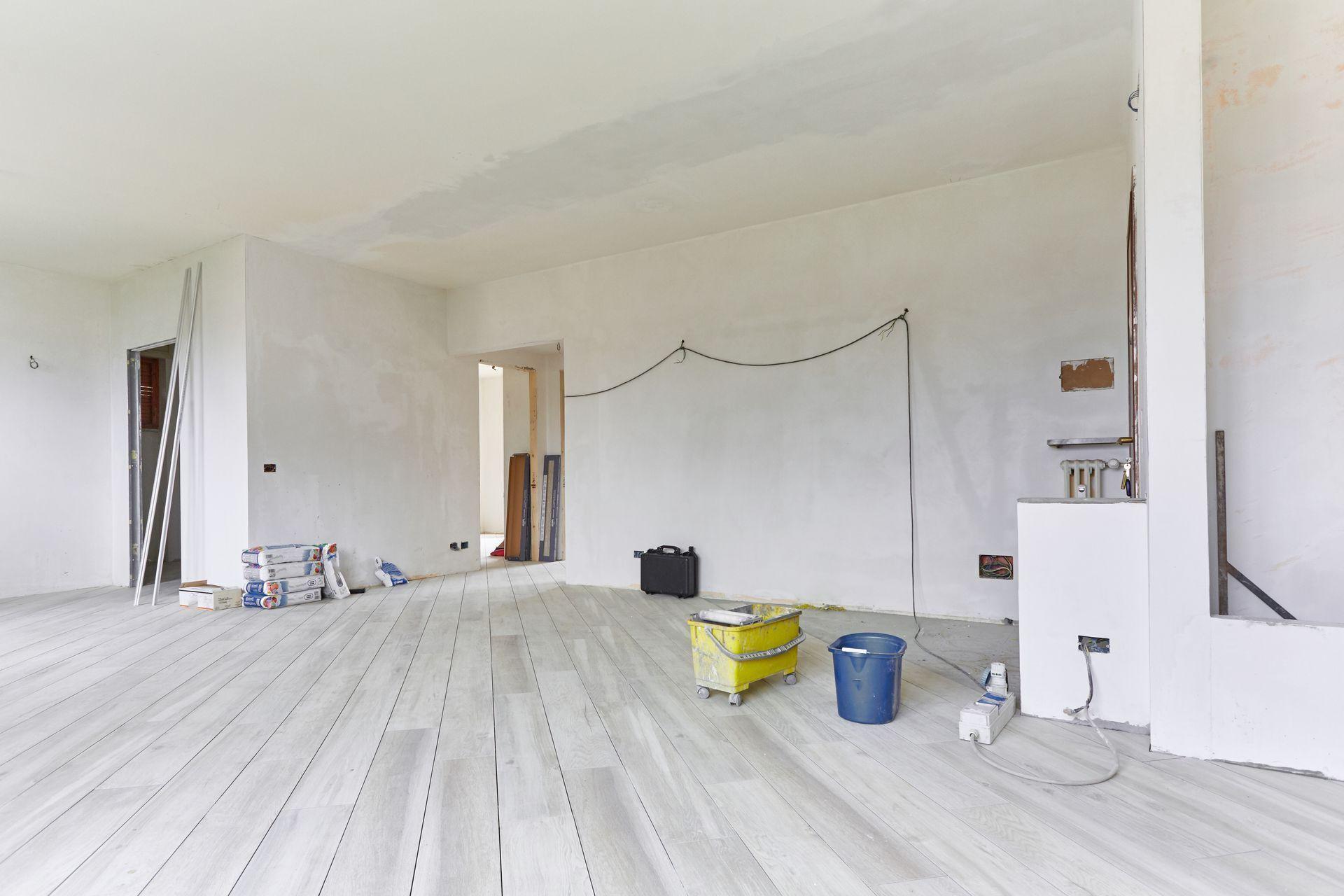 Chantier nettoyé après les travaux