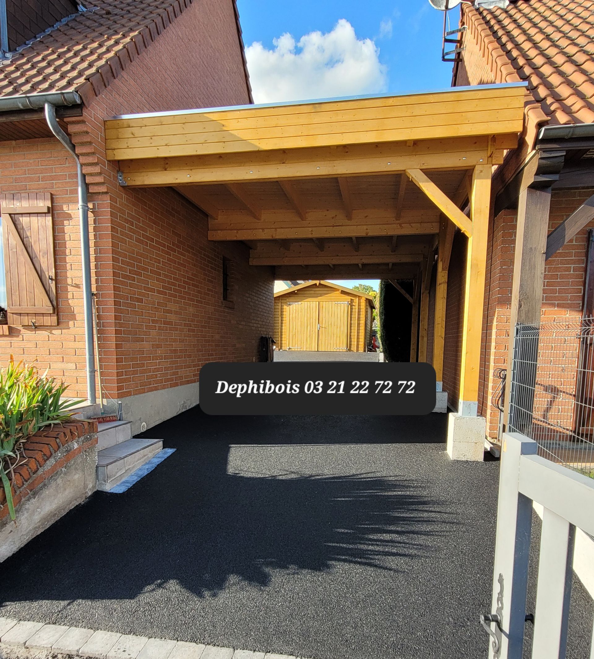 Un carport pour particuliers
