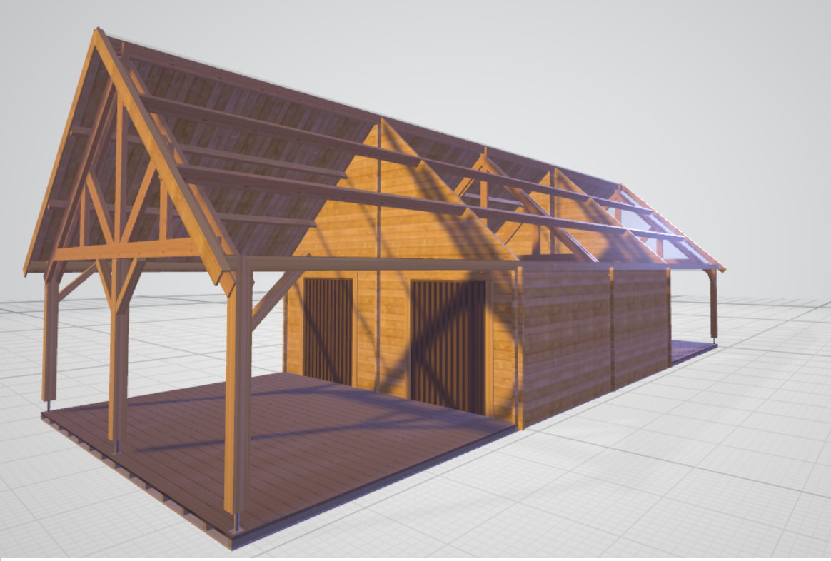 Carport en bois