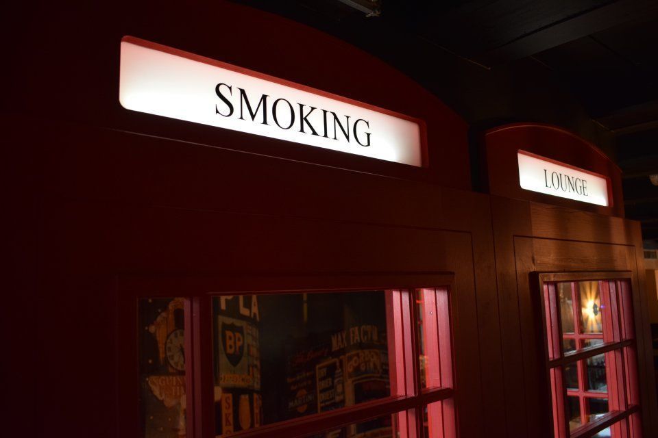 Raucherbereich im Büren Piccadilly Pub