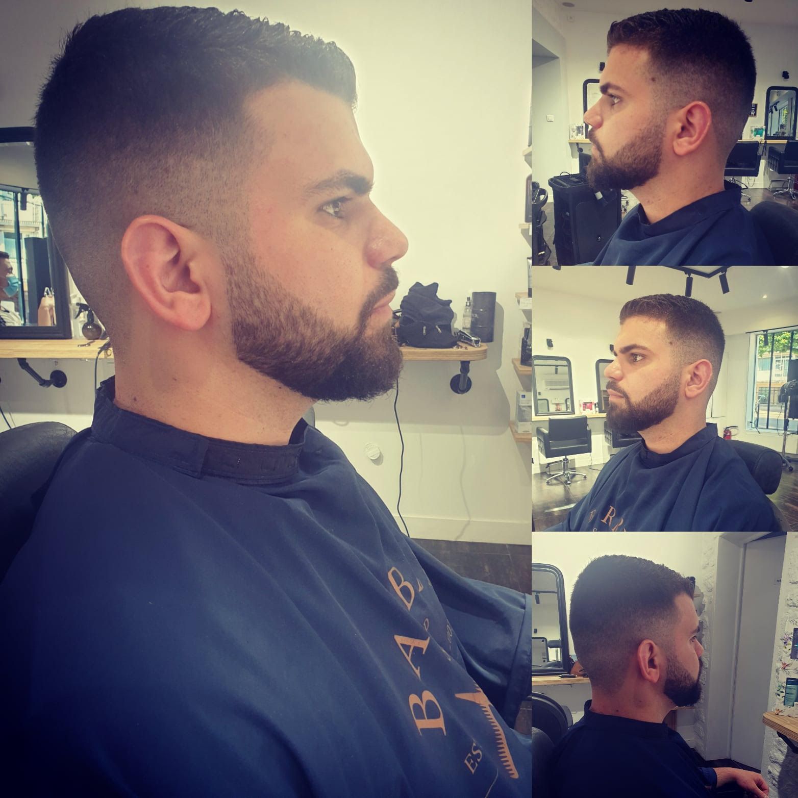 Coupe et taille de barbe
