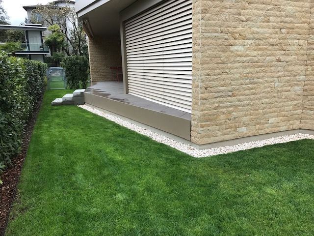 Modernes Haus Garten